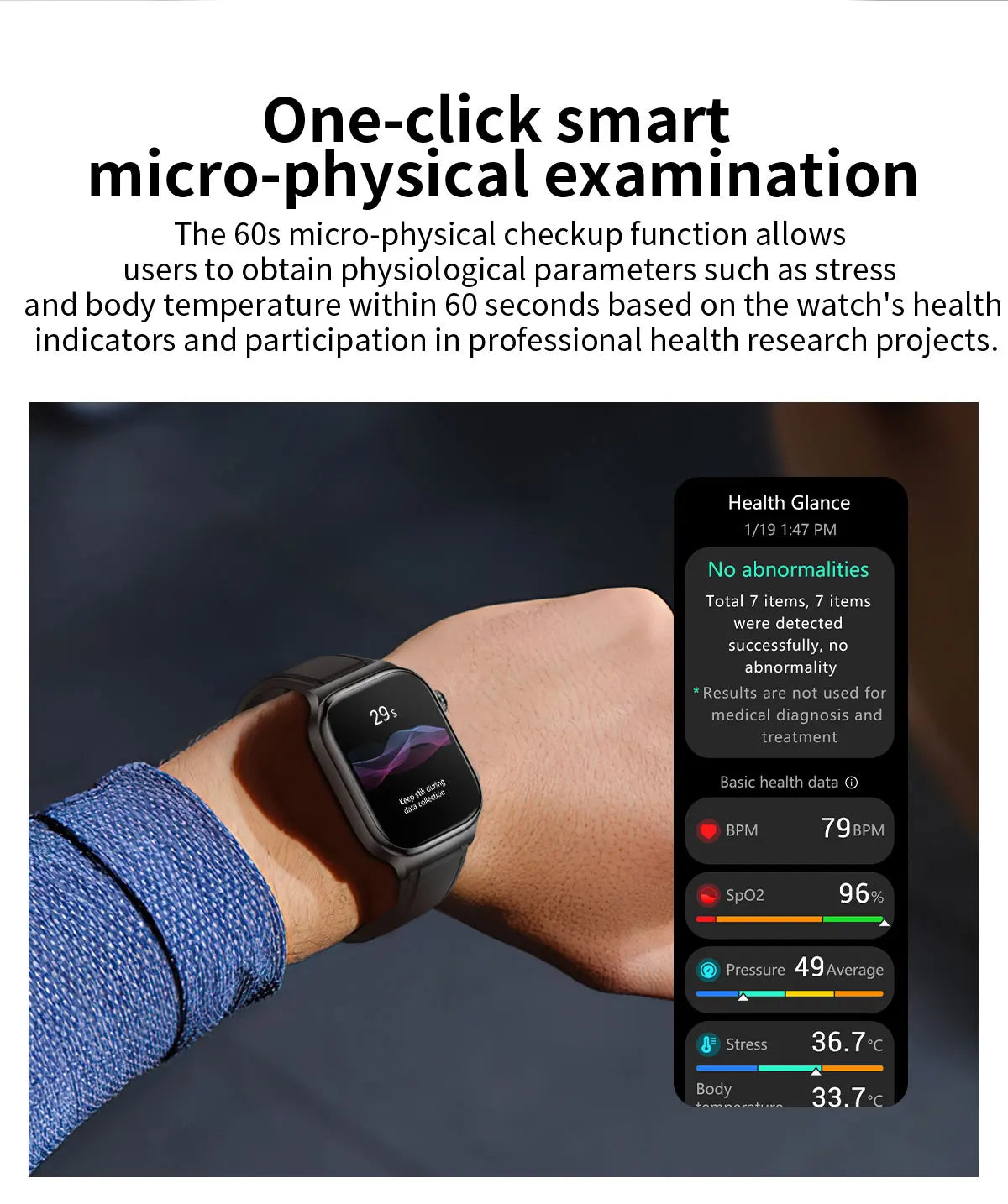 2026New Smart Watch Men Women AI Human Health diagnosis ECG+HRV Blood Pressure Uric acid Blood lipid Bluetooth Call Smartwatch