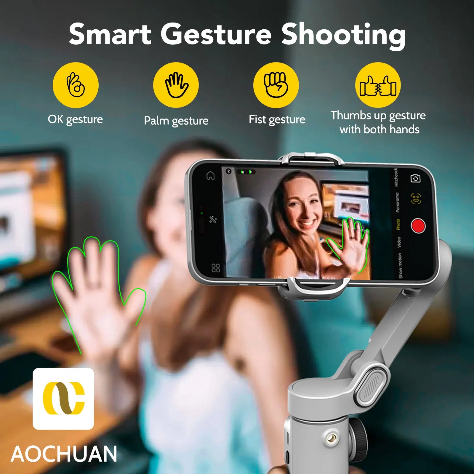 AOCHUAN Smart X2 3-Axis Handheld Smartphone Gimbal