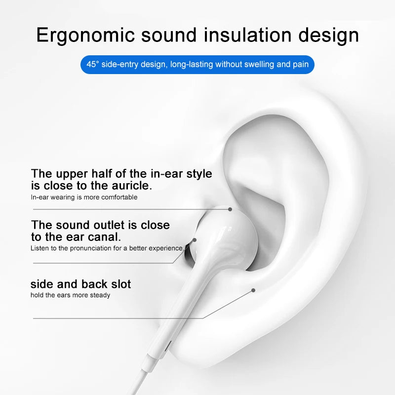 Original Headphones For Apple iPhone 14 13 12 11 Pro Max Wired Earphones X XS XR 7 8 6 Lightning Bluetooth Earplugs Accessories
