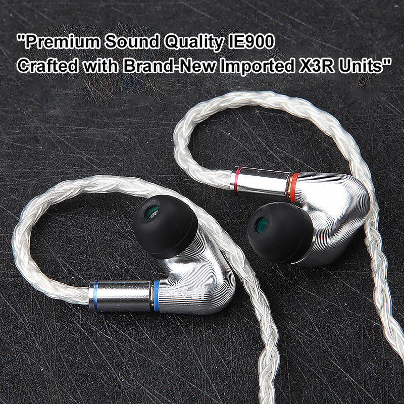 IE900 original unit high-end customized in ear high fidelity wired earphones with mmcx interface, universal for mobile phones