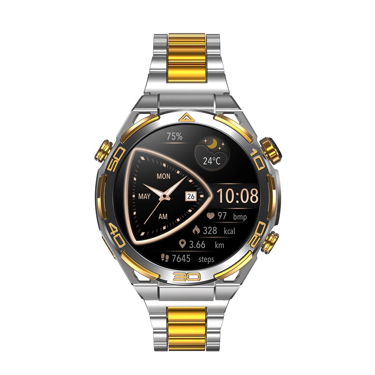 New Blackview W90 Pro GPS Smart Watch 1.43" HD AMOLED Display, 900mAh/ 20Days Standby Bluetooth Waterproof Sport Watch for Men
