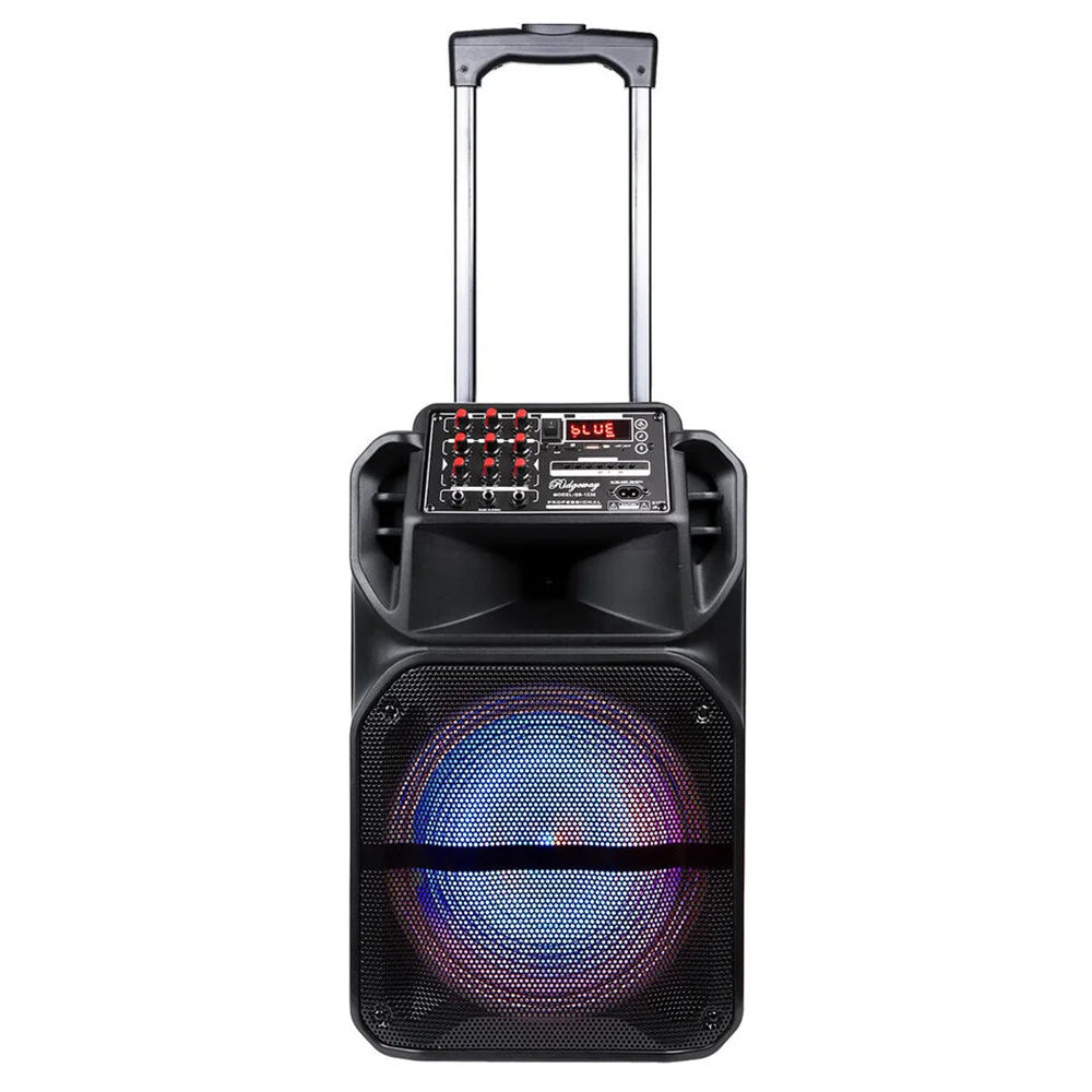 9000W Portable Bluetooth Speaker with 15' Subwoofer Heavy Bass Party System - AUX LED Light & Mic High Quality Karaoke Speaker
