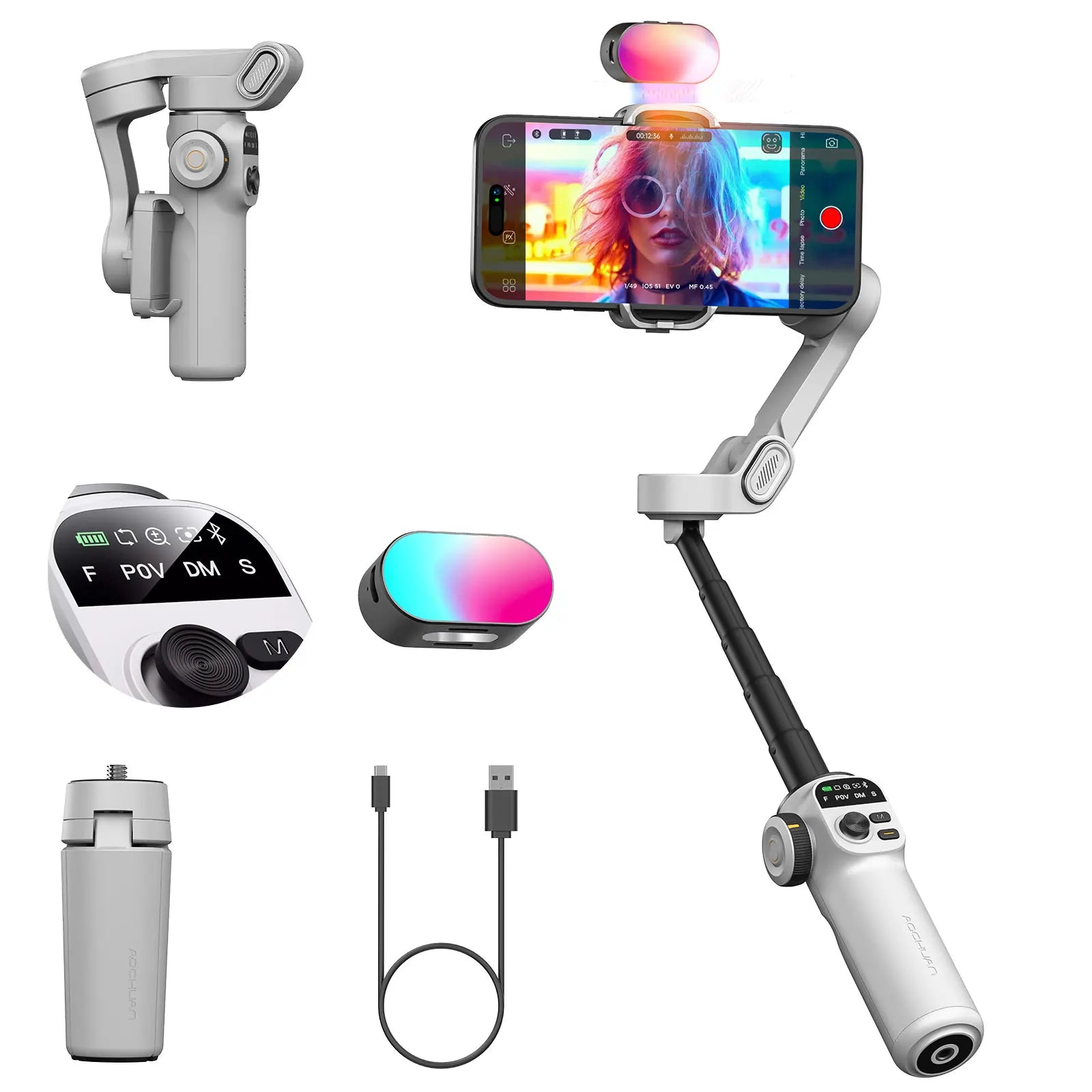 AOCHUAN Smart X2 3-Axis Handheld Smartphone Gimbal