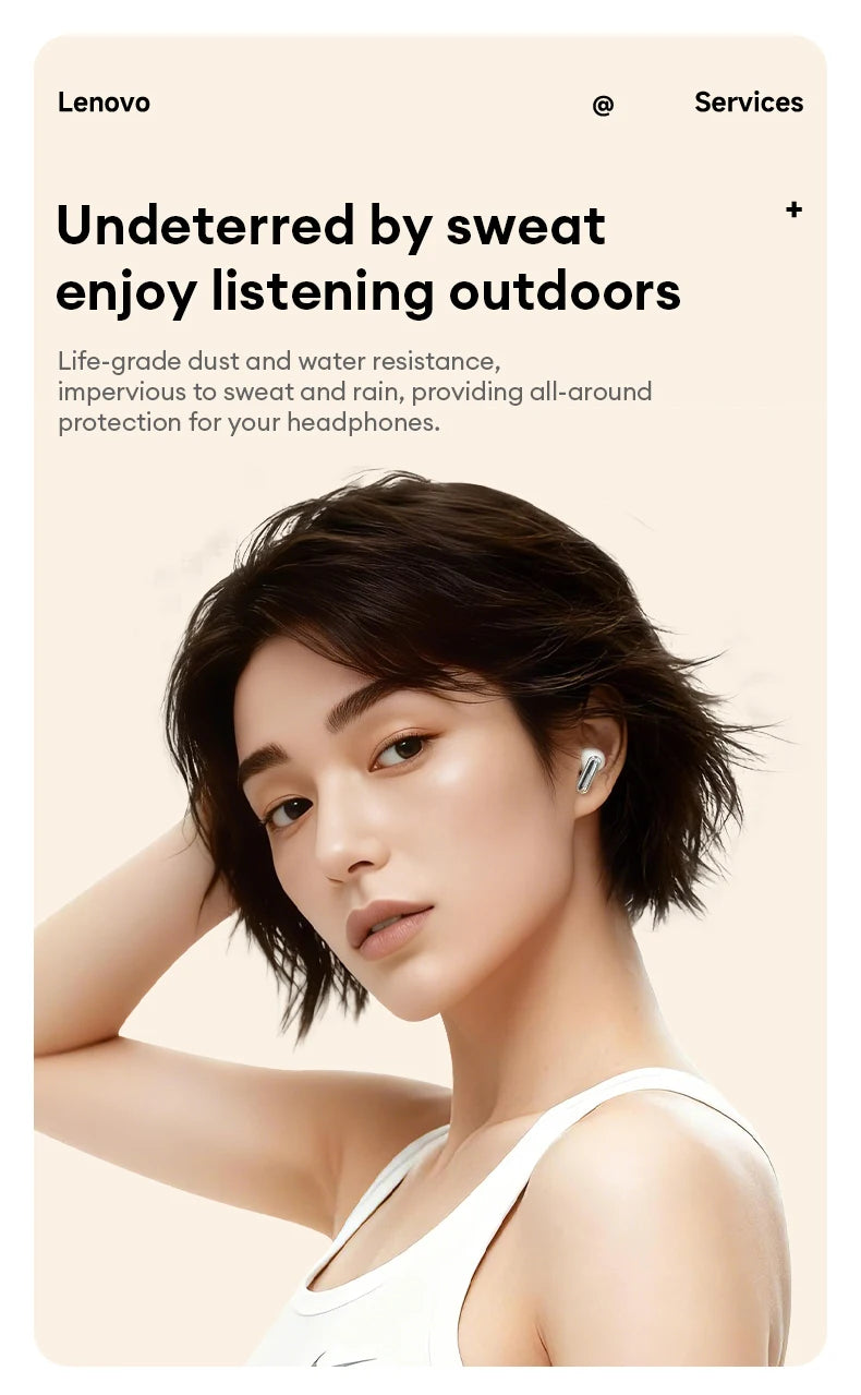 Lenovo LE230 Wireless Bluetooth 6.0 Earphones In-Ear High Sports Headphones Long Endurance Gaming Esports Earbuds 2026 New Model