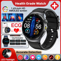 New Upgraded Heart Health Check Smart Watch Uric Acid Five Organ Examination Blood Pressure BT Call ECG smart watches Man 2026