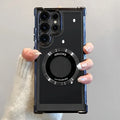 Magnetic Letter TPU Full-Coverage S24 ultra-Case