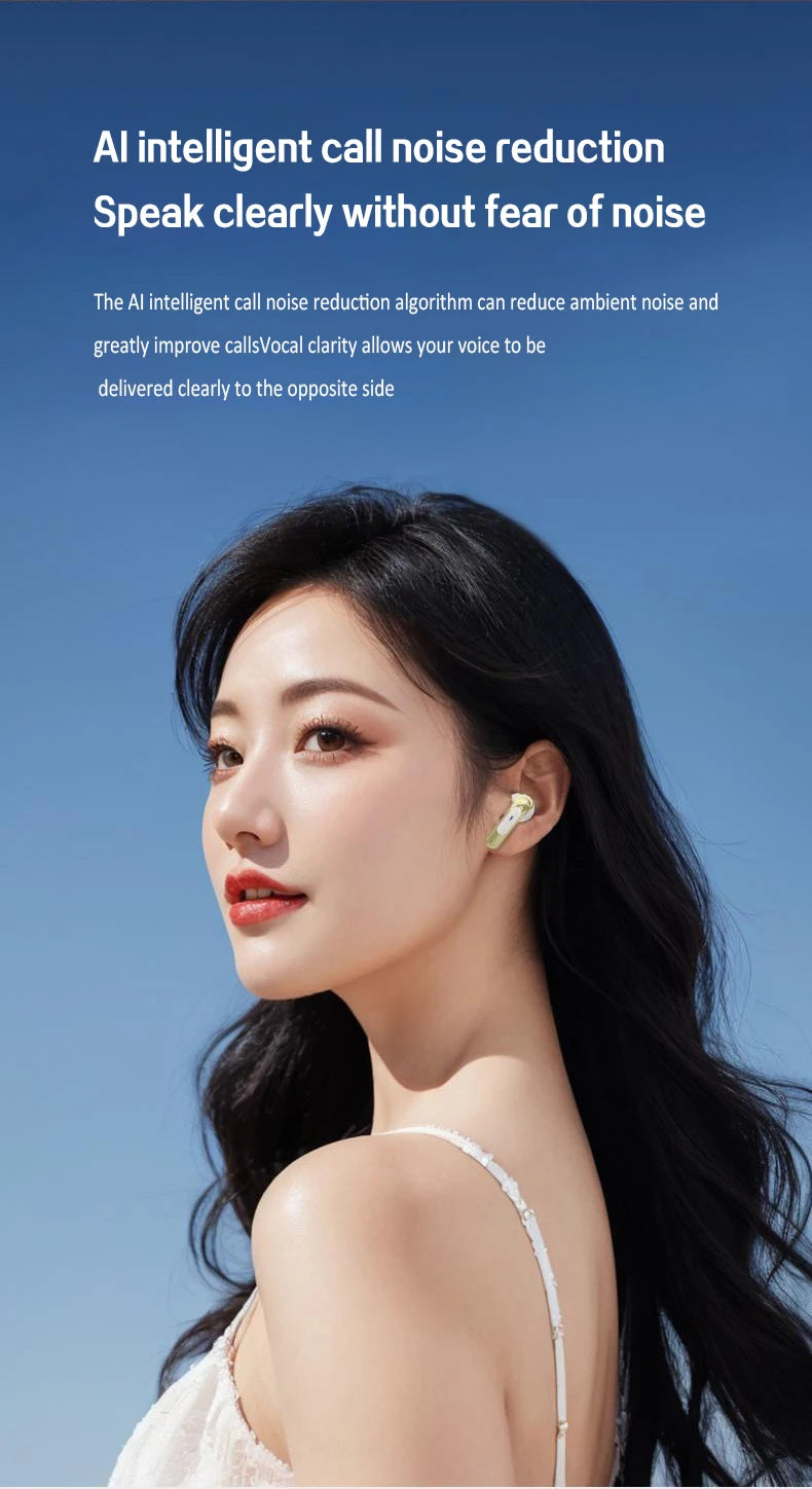 For xiaomi Lenovo Bluetooth Headphone Wireless Headset Quality HiFi Stereo Earphone ENC-calling Noise Reduction Earbuds