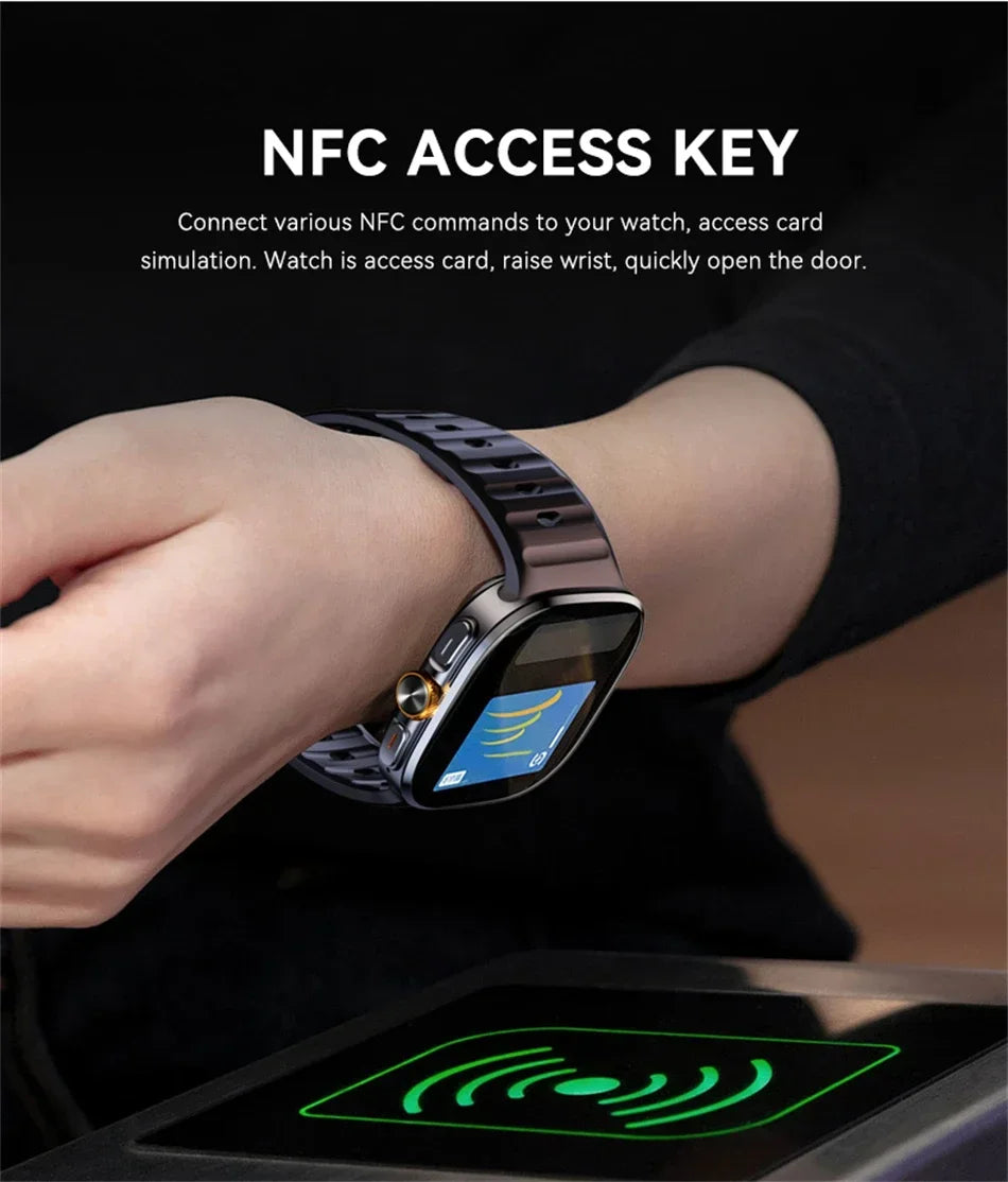 4G/5G Smartwatch 2.4 Inch HD AMOLED Screen 190° Rotary Camera GPS WiFi Android 10.0 Smart Watch with Heart Rate & Sleep Tracker