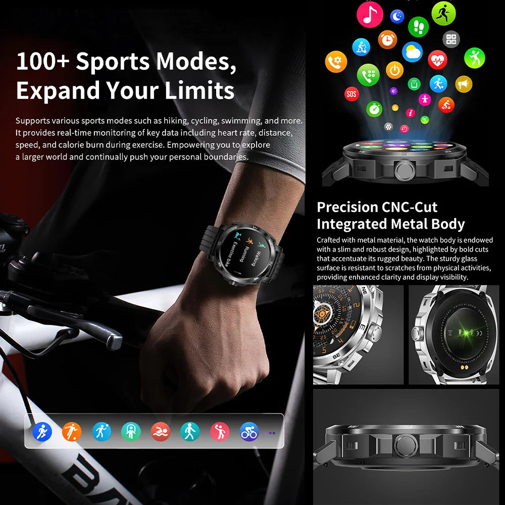 2025 New NFC Headset Smart Watch 2 in 1 TWS Bluetooth Headphone Earbuds Music Call Men Health Monitoring Waterproof Sports Watch