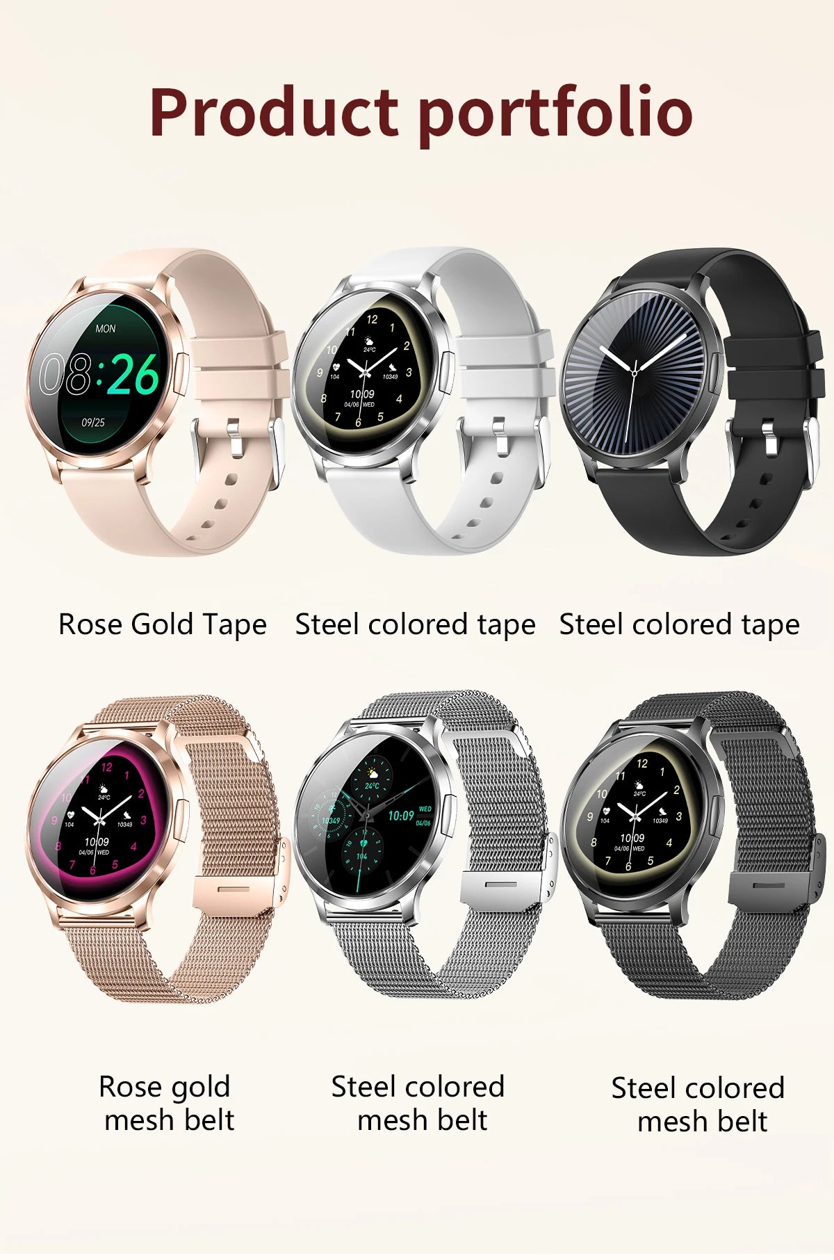 2025 New 1.32inch AMOLED Smart Watch Women GPS Trajectory Heart Rate Bluetooth Call Always Display Lady Smartwatches Men For IOS