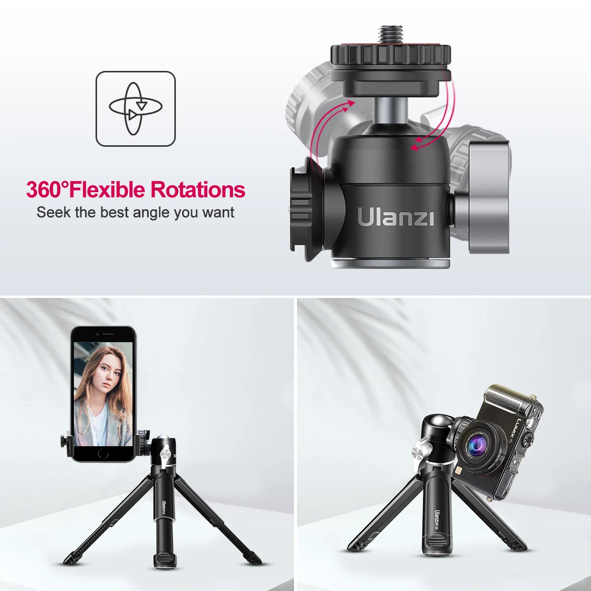 Ulanzi MT-14 Mini Tripod & Ball Head