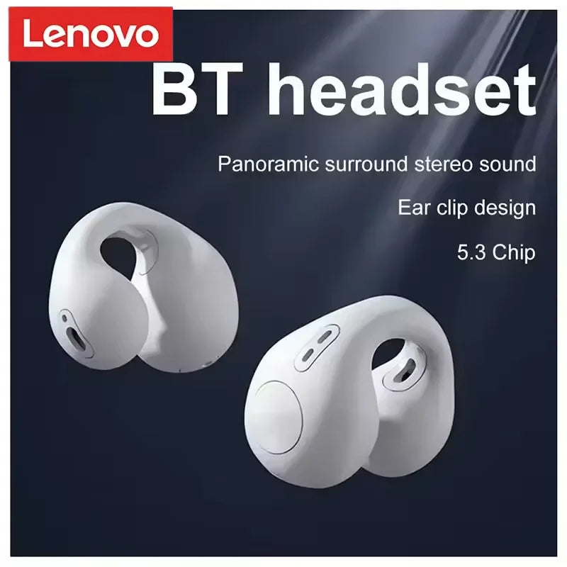Lenovo T75 Original Bluetooth 5.3 Wireless Headphones Bone Conduction Sports Earphones HiFi Sound Quality For Phone Android
