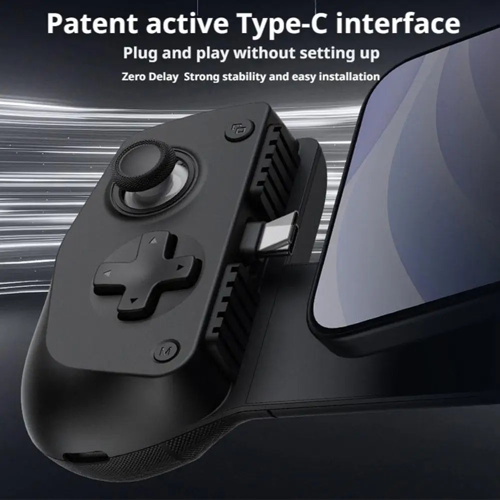 1PCS Stretchable Mobile Game Controller Handle for IOS & Android Type-C Gaming Peripheral Compatible with X5 Lite