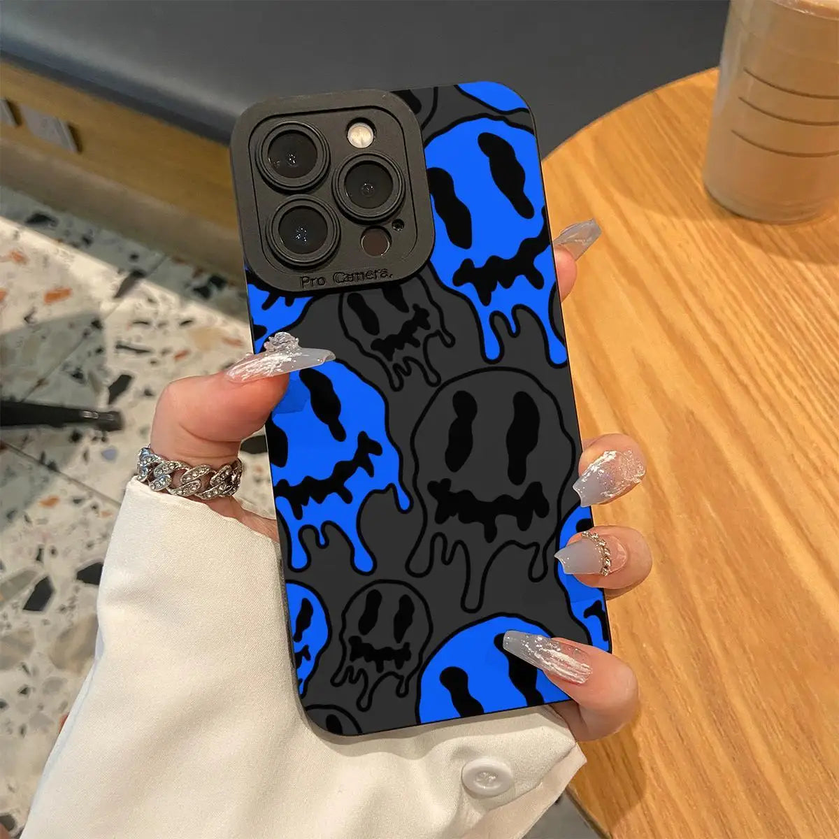 Shockproof Ghost Pattern TPU iPhone Case