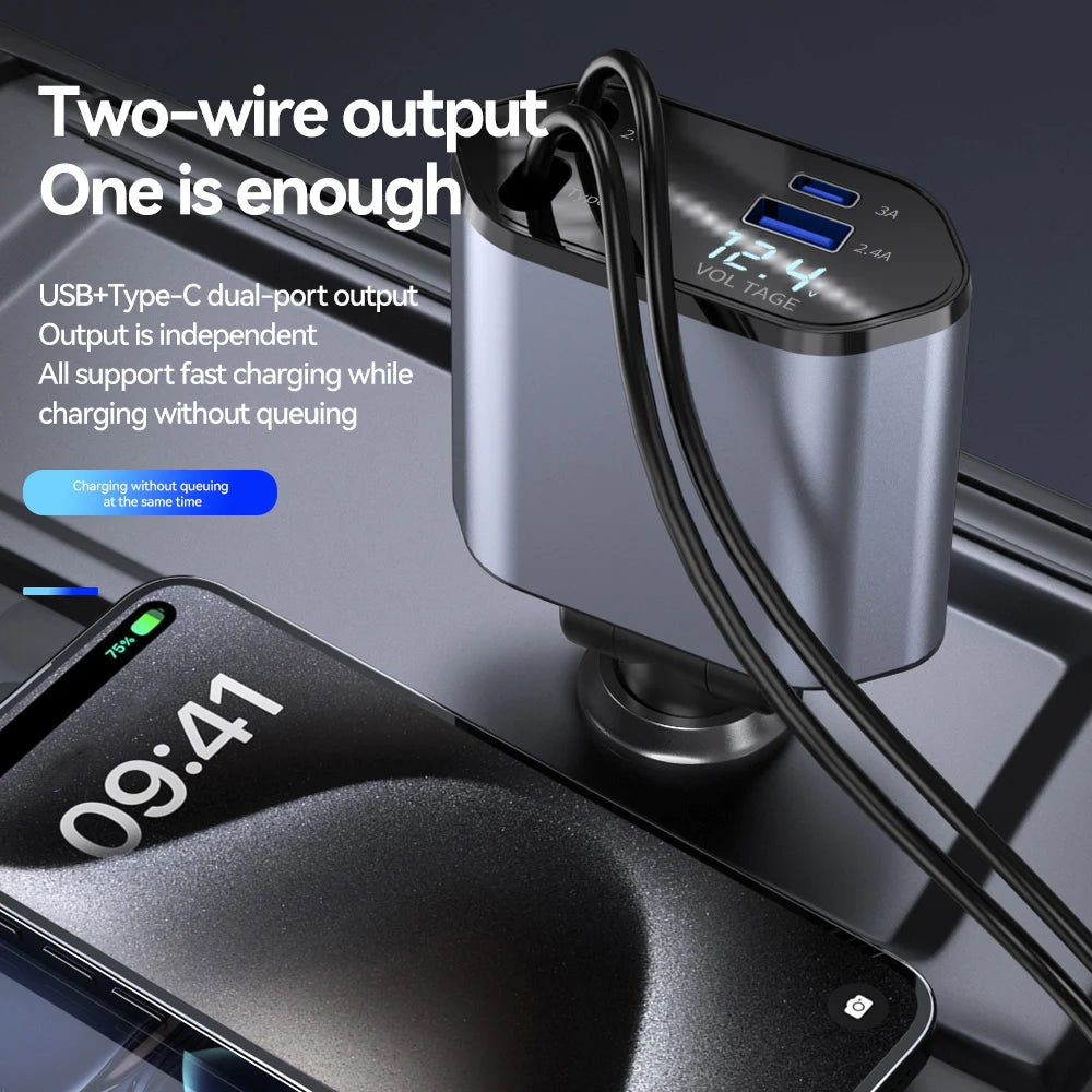 Firsting 120W Car Quick Charger